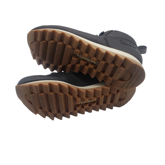 MERRELL Alpine Hike Women Black Hiking Boots Size 8 - Picture 8 of 10